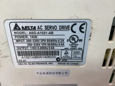 Used DELTA ASDA1021AB Servo Drives Ohio US | HGR 24 #1455425
