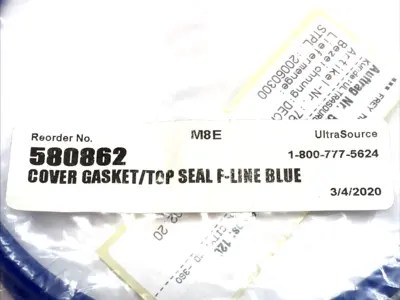 NEW ULTRASOURCE BLUE COVER GASKET TOP SEAL - OEM F-LINE PART