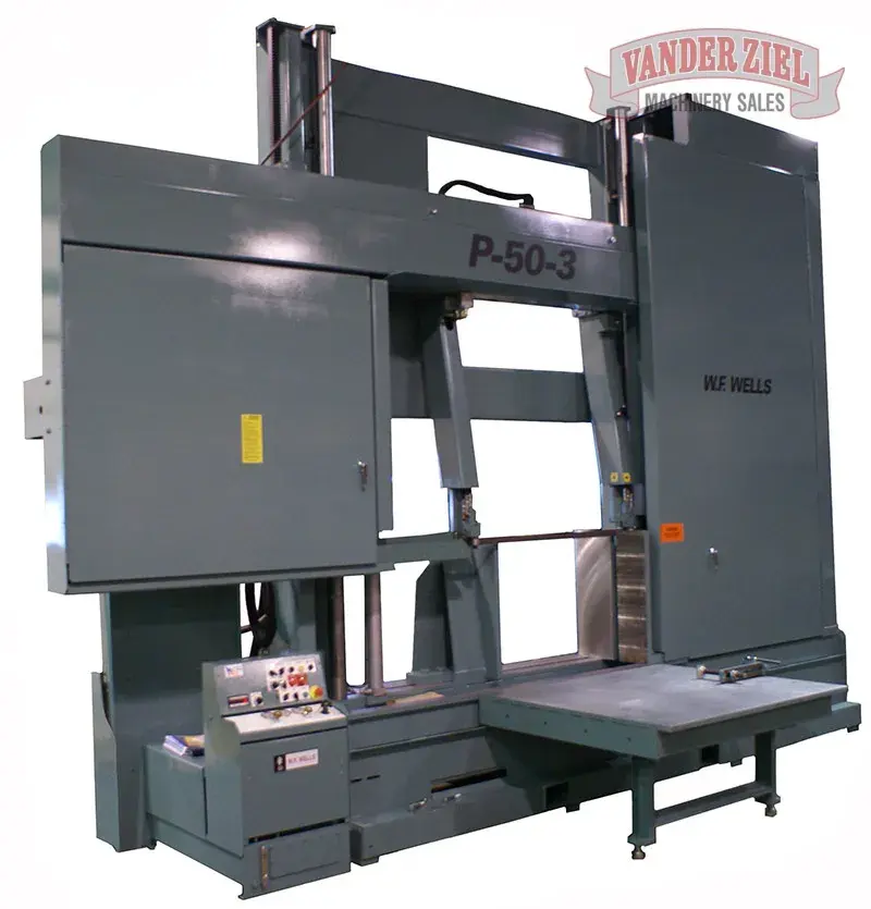 New | in-Stock W.F. WELLS P-50-4 Horizontal Band Saws Michigan US | Vander Ziel Machinery Sales #480353
