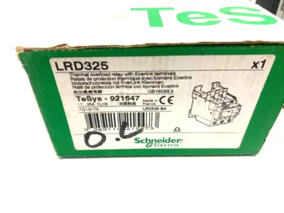USED SCHNEIDER ELECTRIC THERMAL OVERLOAD RELAY EVERYLINK TERMINALS