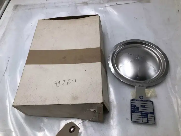 Used CONTINENTAL DISC 141204 Rupture Disc Or Containment Disc Pennsylvania US | Moses B Glick #1006259