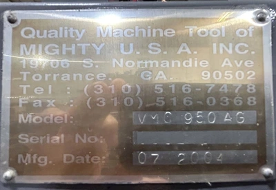 USED 2004 MIGHTY VIPER V950
