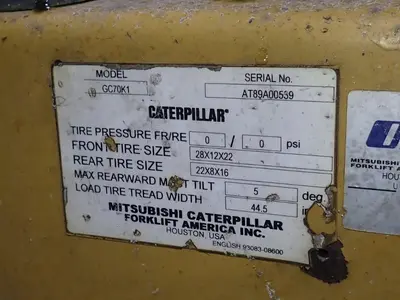 USED CATERPILLAR GC70K1