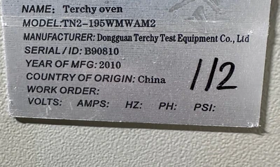 TERCHY 50 - 300C ELECTRIC OVEN