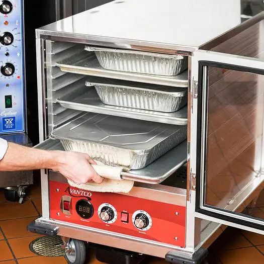 Undercounter half size non insulated heating holding proofer cabinet