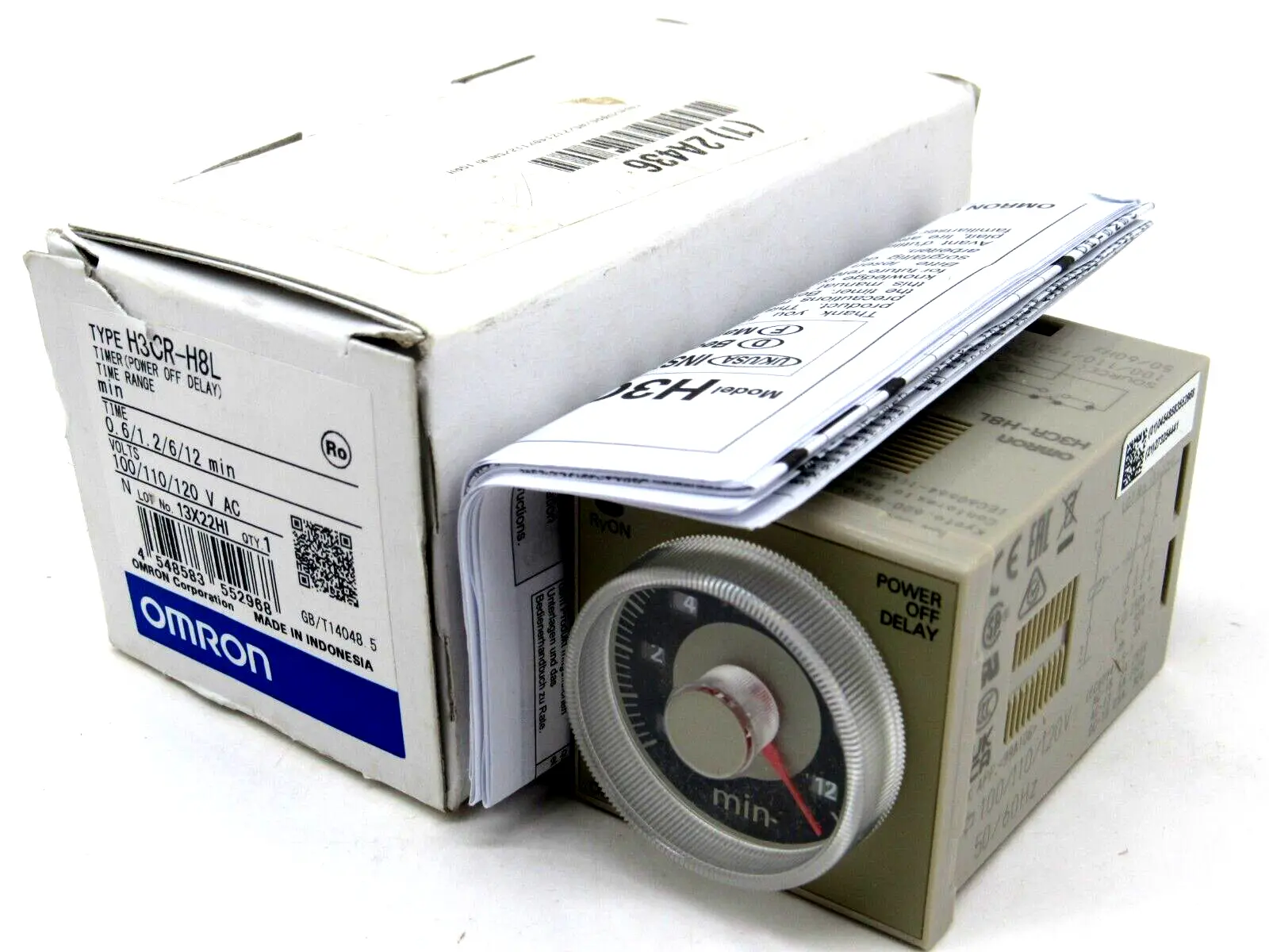 NEW OMRON H3CR-H8L TIMER H3CRH8L