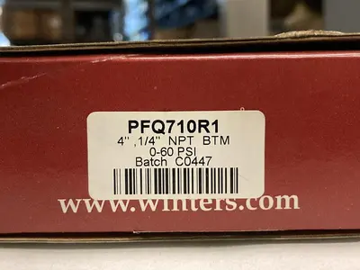 New | in-Stock WINTERS PFQ710R1 Universal Pressure Meters Ohio US | Surplus Asset Holdings #1235038