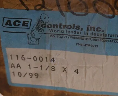 NEW ACE CONTROLS 116-0014 SHOCK ABSORBER 1160014