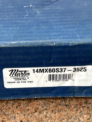 NEW MARTIN SPROCKET & GEAR INC 14MX60S37-3525