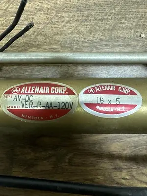 New | in-Stock ALLENAIR VR-R-AA-120V Pneumatic Cylinders Ohio US | Surplus Asset Holdings #1247169