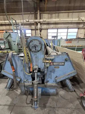 USED BERTSCH 50-08NEW 1994CAPACITY 96" X 1/2"TOP ROLL DIAMETER 12"SIDE ROLLS DIAMETER 10"