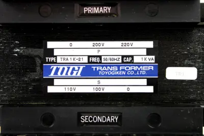 USED TOYOGIKEN CO. TRA1K-21