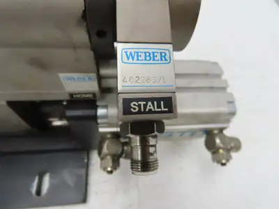 Weber Pneumatic Automatic Feed Screwdriving System 60mm Stroke Screwdriver