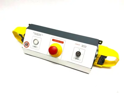 USED TELESONIC ULTRASONIC USP, TSP, USV WELDING E-STOP CONTROL STATION