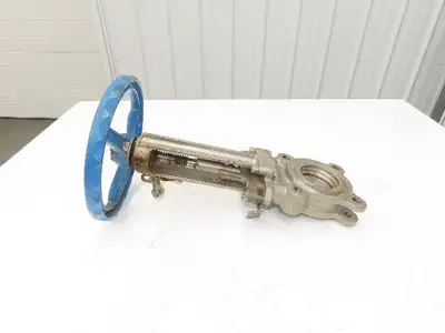 Velan L10-0320C-13BL 3" Stainless Knife Gate Valve 316SS Rising Stem Lug Style