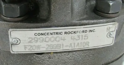 NEW HADLEX ROCKFORD F20W-2B9B1-A1A10R GEAR PUMP F20W2B9B1A1A10R