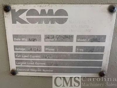 USED 1998 KOMO VR512 CNC ROUTER