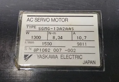 YASKAWA SGMG-13A2AAS Servo Motors | Great American Equipment Company (5)