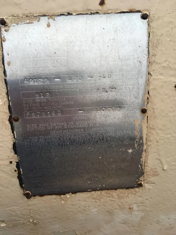 Used Lufkin 912 Speed Reducers Oklahoma US | Borderless Services #1378292