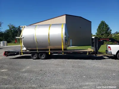 Unused 6,500 Gallon Vertical Stainless Tank – 304 Steel