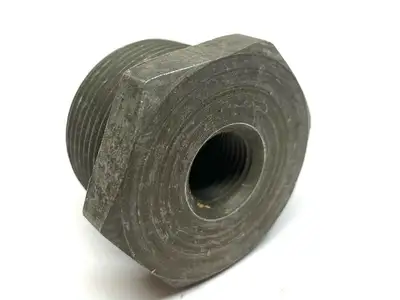 Hex Head Pipe Reducer Bushing Steel 1-1/4" NPT Male  x 3/8" NPT Female LOT OF 3 - New Other