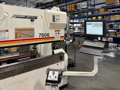 Used 2013 ACCURPRESS 7606 Press Brakes Illinois US | Machine Factory Outlet #1262782