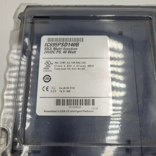 New | in-Stock GE GE PAC SYSTEMS RX3I IC695PSD140B MULTIPURPOSE DC POWER SUPPLY SEALED IN PACKAGE PLC Power Supplies Michigan US | ND Industrial Surplus #1226727