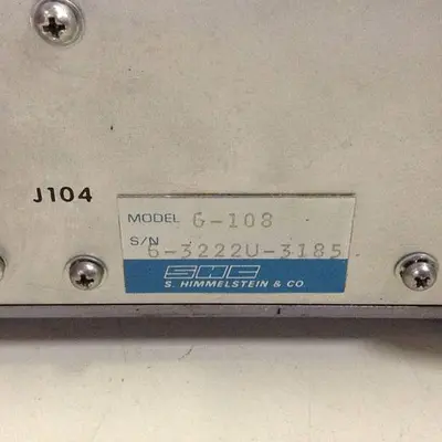 USED S. HIMMELSTEIN & CO 6-108