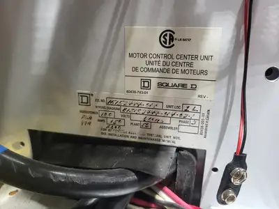 MCC Unit 100 hp, Nema 4