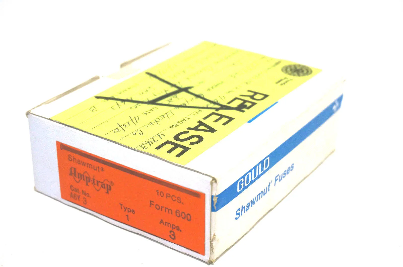 10 NEW GOULD SHAWMUT A6Y-3 FUSES A6Y3