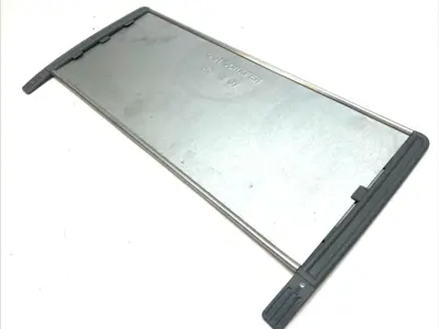 USED SSI SCHAEFER SHELF DIVIDER 7" X 17" FREE STANDING GALVANIZED LOT OF 5