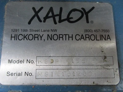 USED XALOY MSDP