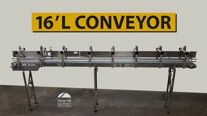 16' L Modular Belt Conveyor
