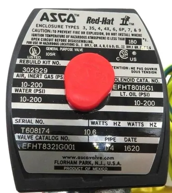 NEW ASCO EFHT8321G001 SOLENOID VALVE