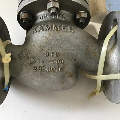 Kammer Valves 35038-I/P Actuator Stainless Valves 1-1/2″ Spring Range 13-27