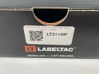 New | in-Stock LABELTAC PRO MODEL HIGH PERF. 10 YEAR VINYL LABEL 2" X 150' ROLL, CLEAR Label Printers | Maverick Industrial Sales #1099038