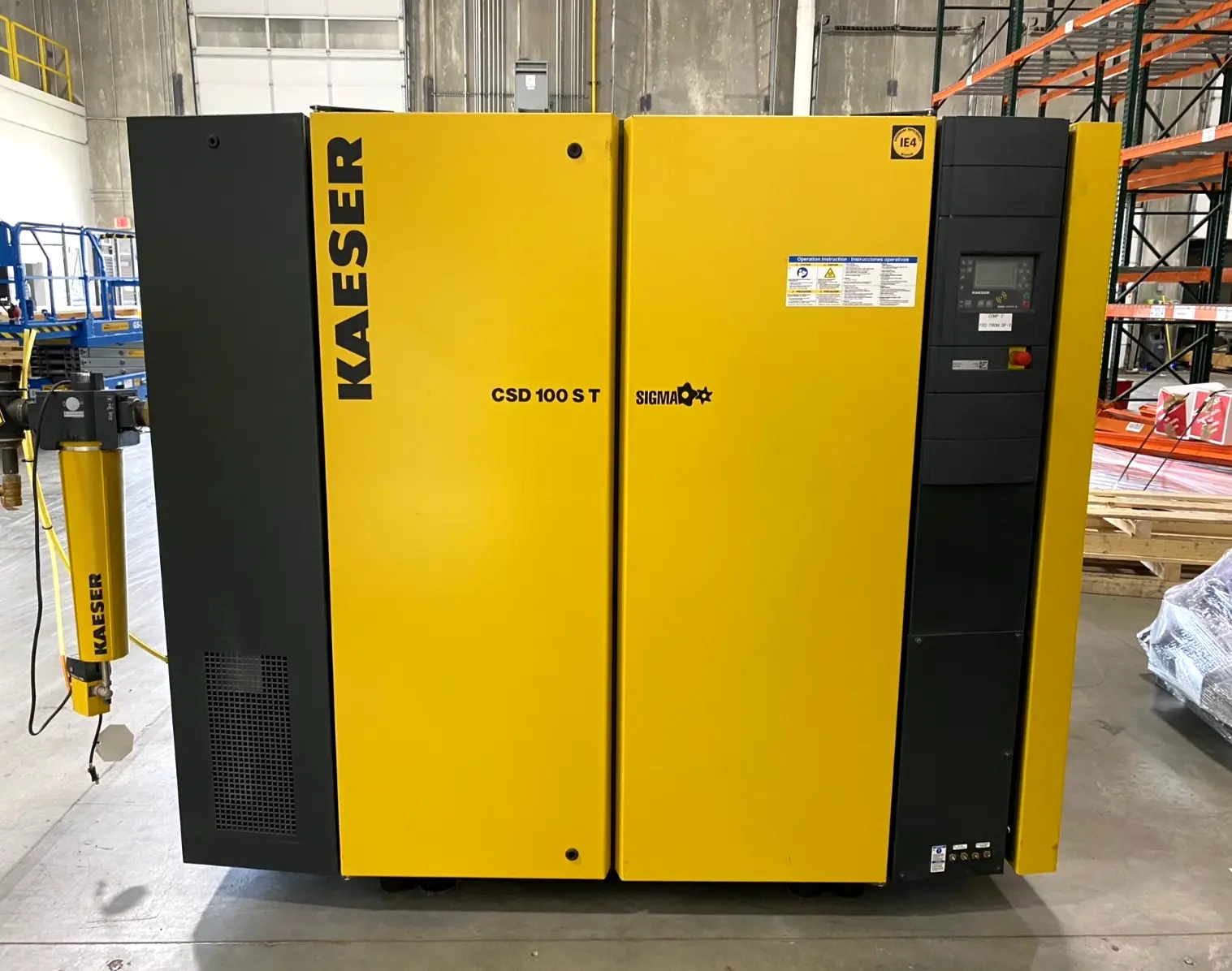 CSD 100 ST | Kaeser CSD100ST Rotary Screw Air Compressor, CSD-100S-T, ABT 125 (2021) - Used