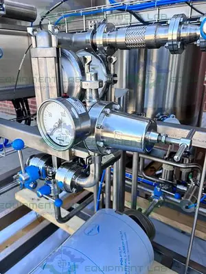 NEW CENTEC EMULSIFICATION SKID 10 GPM W/ 2 - 200L TANKS, FRISTAM FSP POWDER MIXER