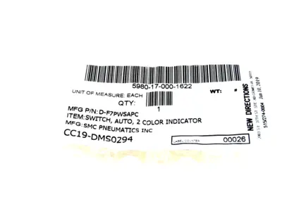 NEW SMC D-F7PWSAPC AUTO SWITCH D-F7PW DF7PWSAPC