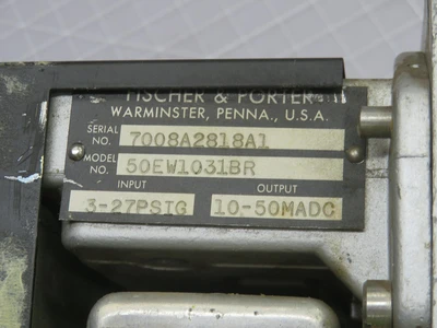 Used FISHER PORTER _UNKNOWN_ Transducers Texas US | OCO Industrial #1685297