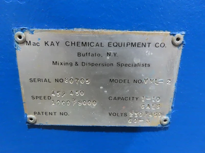 used 2 hp Lab High Speed Disperser