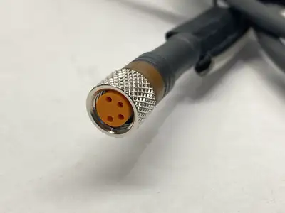 USED LUMBERG DOUBLE ENDED CORDSET M8 4-PIN MALE TO FEMALE 3M