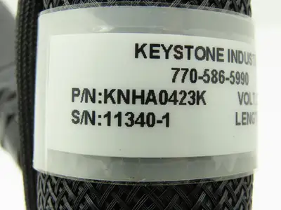Keystone KNHA0423K Hot Melt Adhesive Glue Dispenser Hose 4' Length 230V RTD