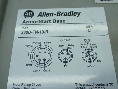 USED ALLENBRADLEY 280DFN10R