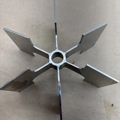 Aokl Agitator Stainless Steel 8 1/4” Wide 4 3/8”tall 1” Bore Fast  Shipping.