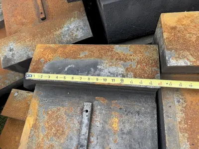 ANVIL DIE HOLDERS SOW BLOCKS HOLDER FORGING PRESS OR HAMMER, OUT OF CHAMBERSBURG 23 & 14 DIE FORGERS: STOCK #21025
