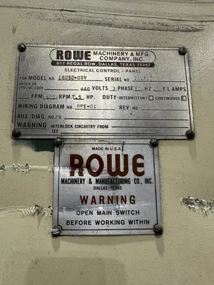 USED ROWE 16030-DSV