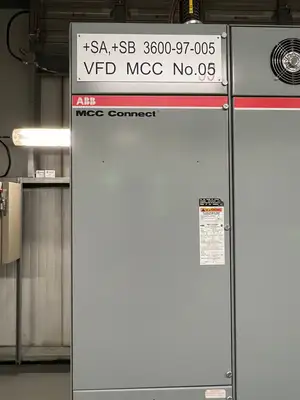MCC Connect VFD MCC NF3-080X050/NF3-050X050, 600V, 3-Ph, 800A, 3-Section