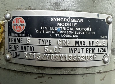 USED US MOTORS E499A 5-GRP