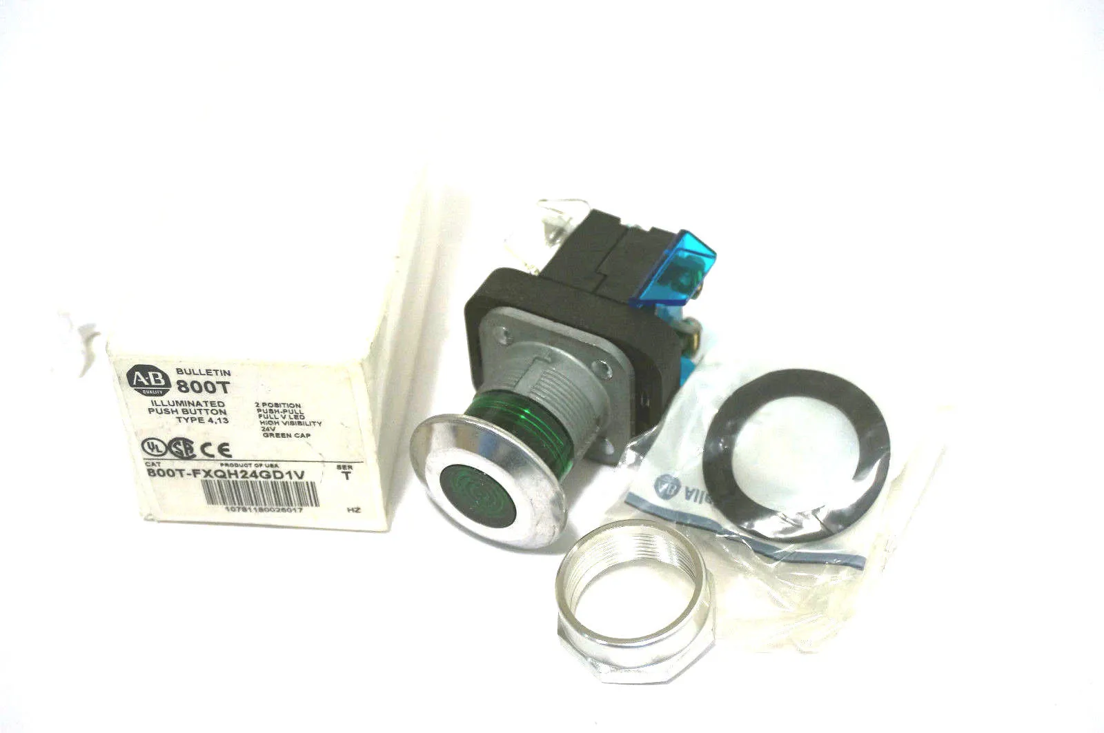 NEW ALLEN BRADLEY 800T-FXQH24GD1V PUSHBUTTON SER. T 800TFXQH24GD1V